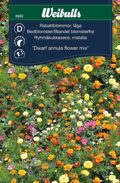 Blomsterfrø mix blandet